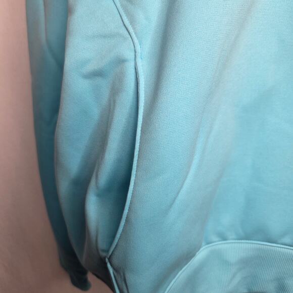 Under Armour Light Blue Purple Big Logo Fleece Storm Hoodie Sweatshirt NWT XL - Picture 3 of 10